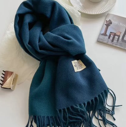 Blue scarf