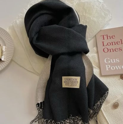 Black/Beige scarf